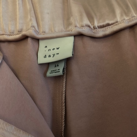 a new day Tan Wide Leg Pants with Elegant Pleats - Picture 5 of 10